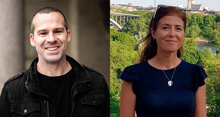 Jacob Gudiol och Sabina Karlsson.