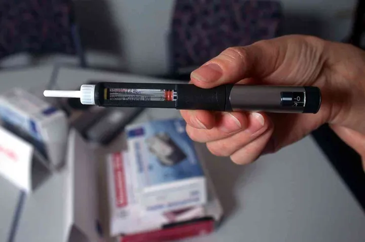 Insulin-Pen: Hiermit kann der Patient sich auf einfache Weise selbst Insulin spritzen.