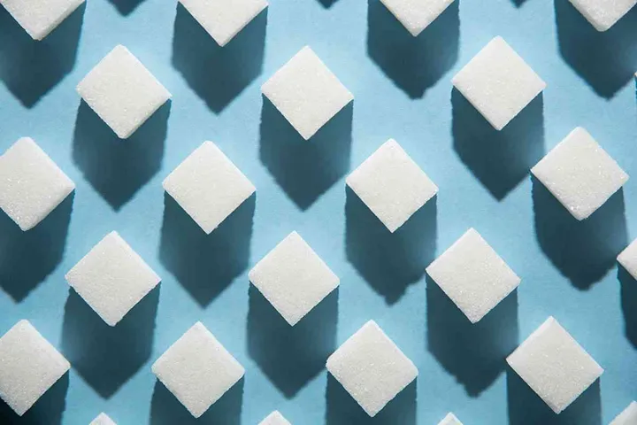 sugar cubes textured
