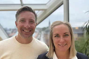 Gustav Grunselius  och Ida Henriksson.